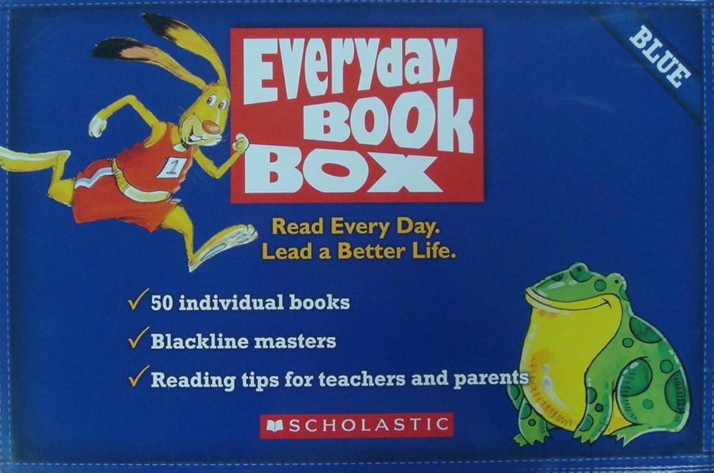 Everyday Book Box セット (1, 2, 3) Scholastic Everyday Book Box Blue Grades 2 3 - Office Depot